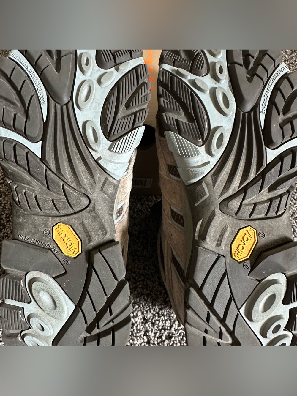 Women's BRINDLE Merrell Moab 2 Mid Waterproof Hiking Shoes Size 9 - Picture 8 of 15